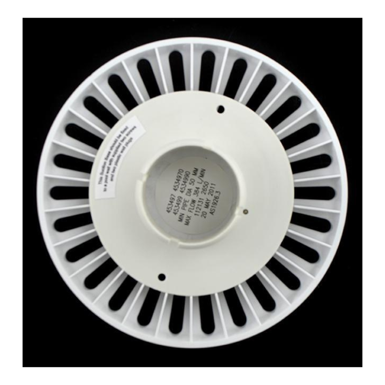 Waterco Safety Suction 40mm slip Fit - Low Profile 453494 BLACK