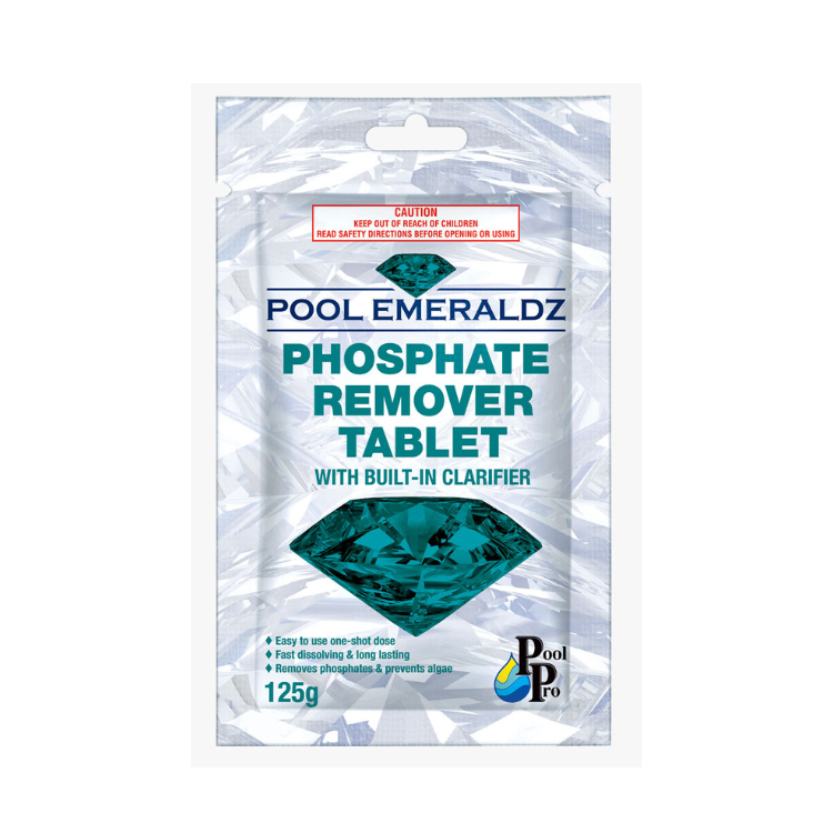 Pool Emeraldz Phosphate Remover Tablet 125g with Built In Clarifier