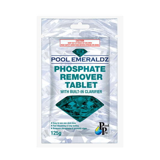 Pool Emeraldz Phosphate Remover Tablet 125g with Built In Clarifier