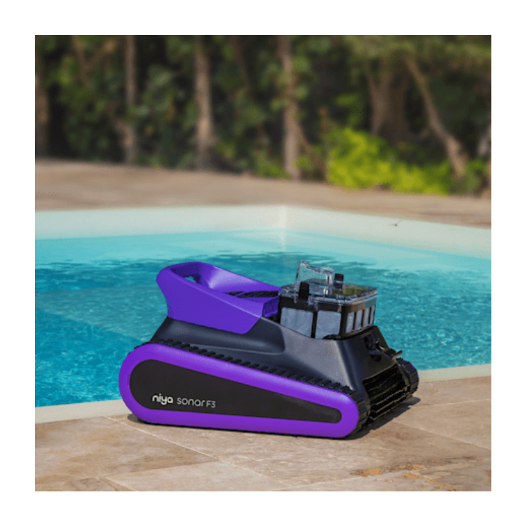 Maytronics Niya Sonar F3 Cordless Robotic Pool Cleaner - Purple