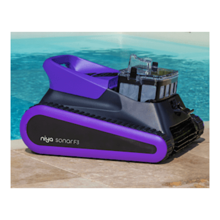 Maytronics Niya Sonar F3 Cordless Robotic Pool Cleaner - Purple