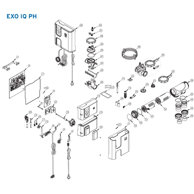 Zodiac eXO iQ pH/PRO, Hydroxinator iQ pH/PRO Next Gen pH Sensor/Probe Kit R0829000 - Genuine