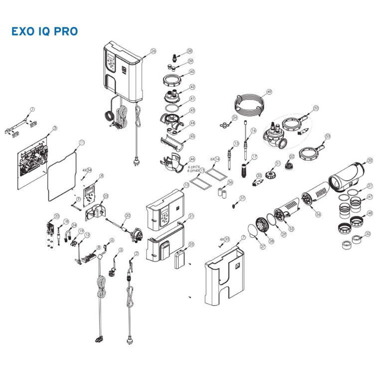 Zodiac eXO iQ PRO and Hydroxinator iQ PRO Next Gen Gold ORP Sensor/Probe Kit R0829100 - Genuine