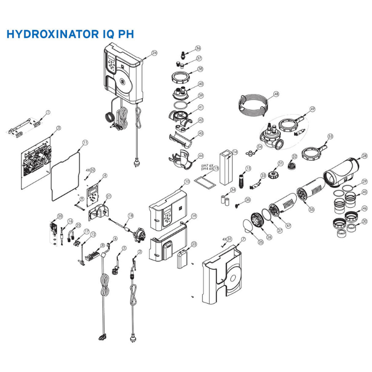 Zodiac eXO iQ pH/PRO, Hydroxinator iQ pH/PRO Next Gen pH Sensor/Probe Kit R0829000 - Genuine