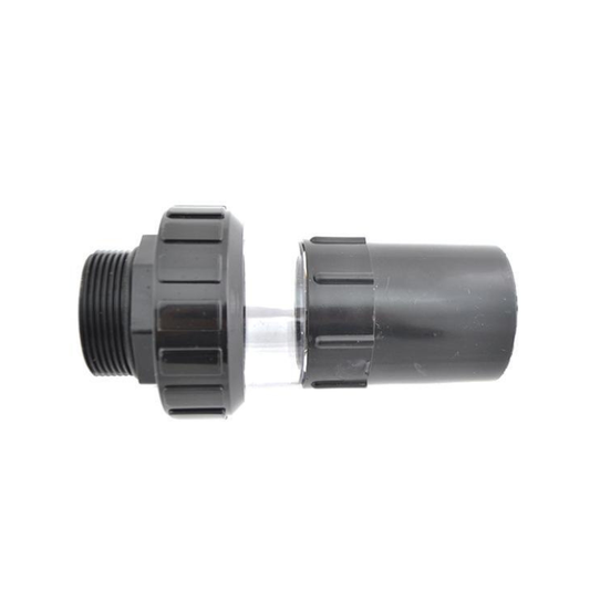 MPV Barrel Union with Sight Glass (40mm) - Suits Zodiac Titan MPV and Pentair LSFII MPV - W89280101