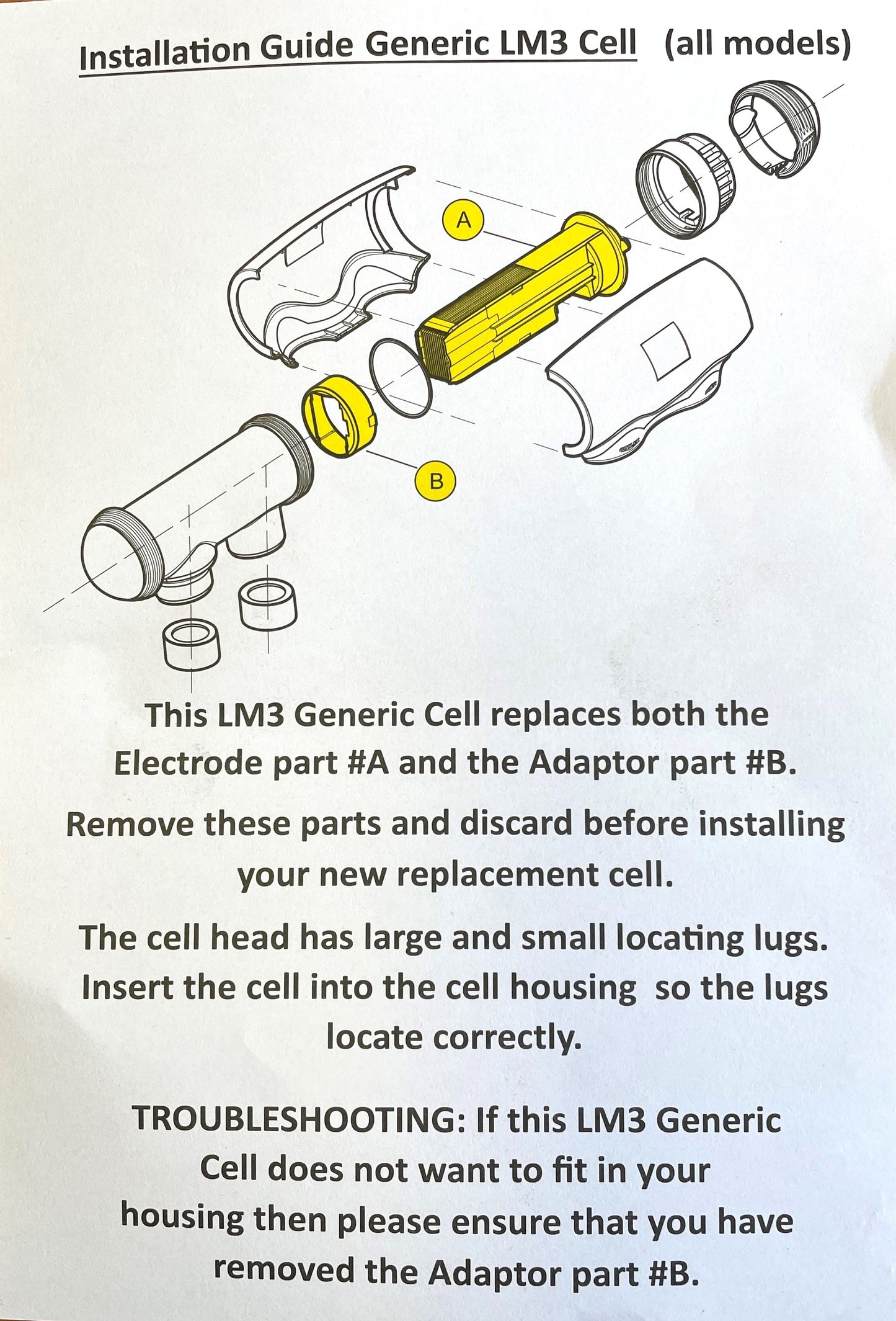 Zodiac Clearwater LM3-30 Cell - Generic