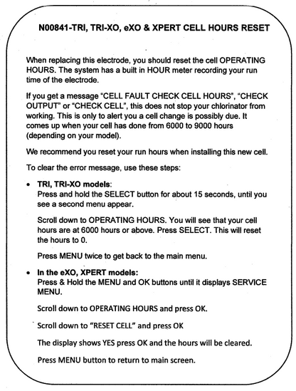 Zodiac TRi Compact Cell - GENERIC