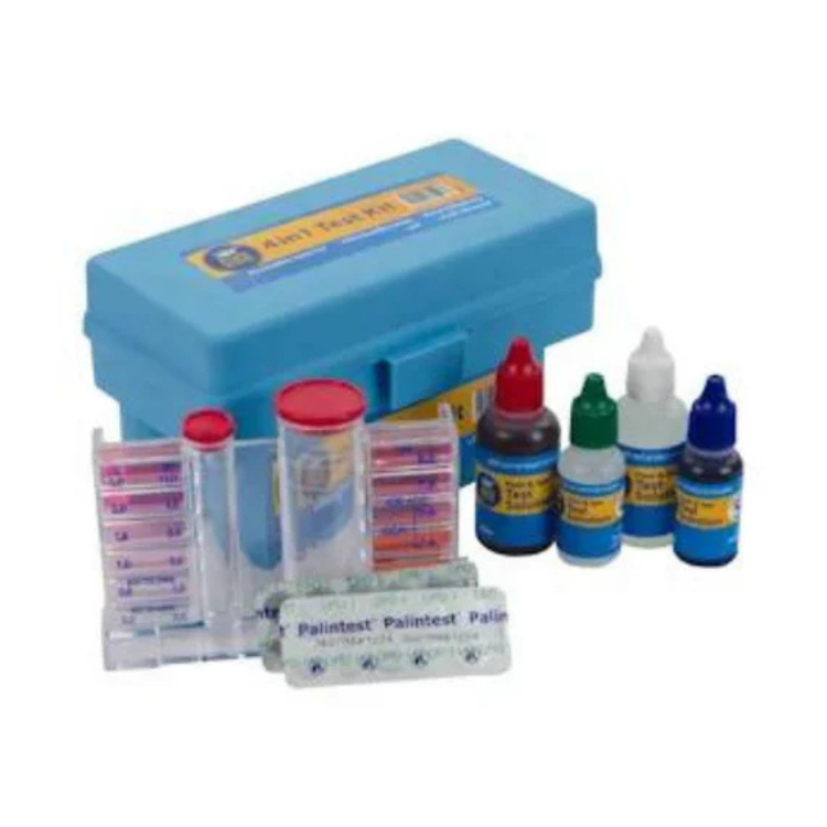 Aussie Gold 4 in 1 Pool Water Test Kit - Chlorine, pH, Total Alkalinity and Acid