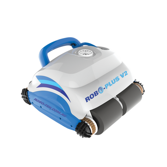 Robo-Tek Robo-Plus V2 Robotic Pool Cleaner with Caddy