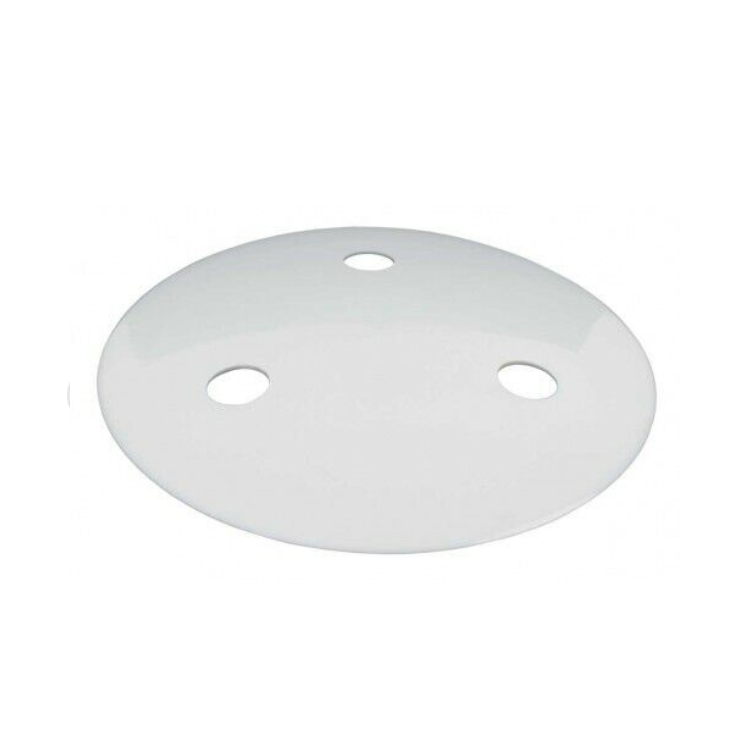 Universal Swimming Pool Main Drain Cover - Shallow Dome White